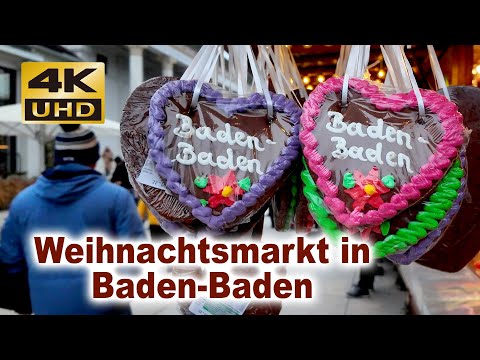 Der Weihnachtsmarkt in Baden-Baden - in 4K
