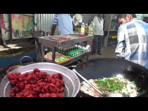 Chicken Rice & Chicken Fry | Street Food South India Vellore Tamil Nadu Video