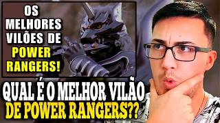 REACT TOP 10 MELHORES VILÕES DE POWER RANGERS DE TODOS OS TEMPOS!