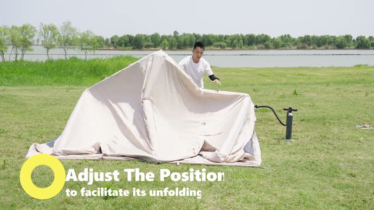 Aboron CQ5 Inflatable Tent Setup Tutorial