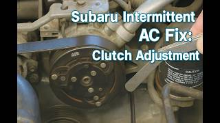 Subaru Forester A/C Drops Out When Hot – Fix it for Free
