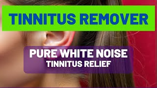 5 minutes of White Noise to remove tinnitus from your ears