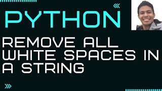 How to remove all white spaces in a string in Python