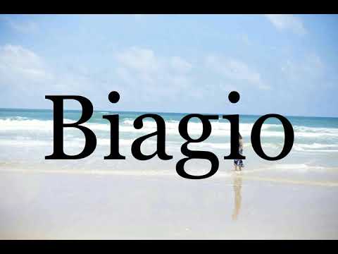 How To Pronounce Biagio🌈🌈🌈🌈🌈🌈Pronunciation Of Biagio