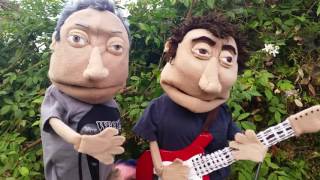 Gene and Dean Ween puppets jamming to Papa Zit!