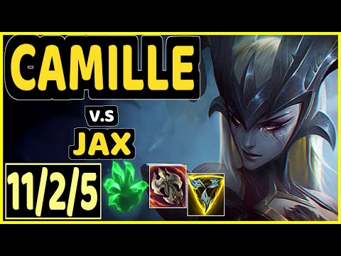 CAMILLE vs JAX - 11/2/5 KDA TOP GAMEPLAY - EUW Ranked MASTER