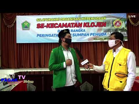 *PAGAK TV MALANG* WAWANCARA DENGAN KETUA ANSOR PAC.KLOJEN KOTA MALANG  ACARA HARI SUMPAH PEMUDA 2020