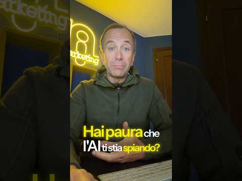Video YouTube di Nicolò Balzani su AI, tracciamento e privacy dei dati