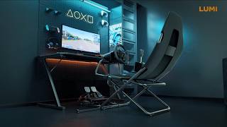 Foldable Racing Simulator Cockpit丨LRS13-BS01丨LUMI