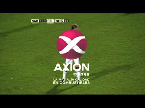 Trípodi la sacó del ángulo. Sarmiento 1 - Colón 0. Fecha 11. Primera División 2016