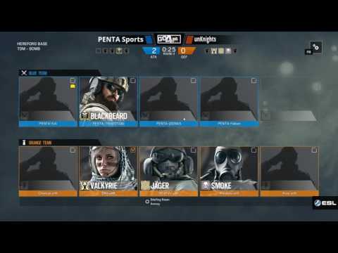 ESL Go4R6 (PC) Europe August 2016 Finals PENTA Sports vs unKnights