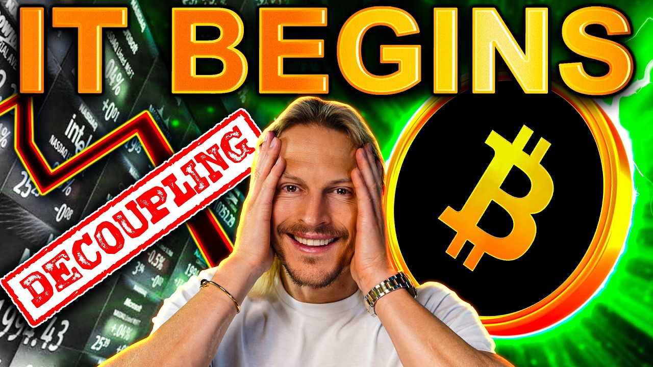 Bitcoin is Decoupling: Here's Why It's About To EXPLODE!