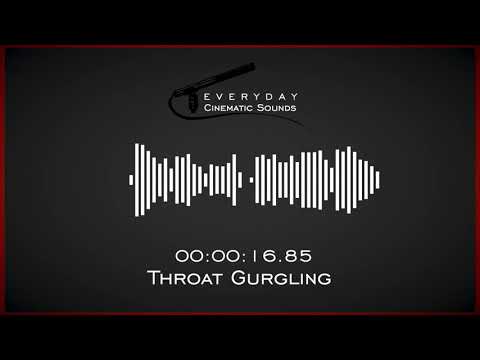 Throat Gurgling | HQ Sound Effects