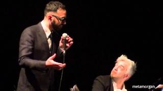 Morgan e Fabio Cinti - Un Vecchio Cameriere (e imitazione Battiato)16.3.15