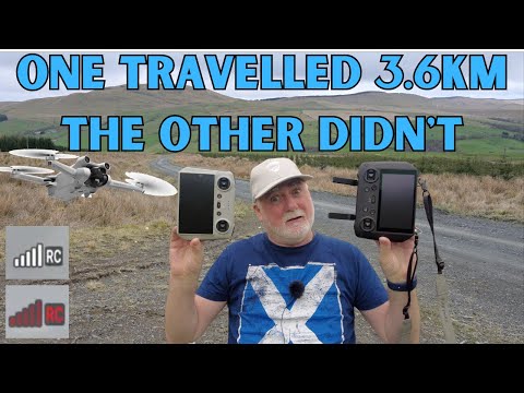 DJI RC Vs DJI RC Pro Range Test comparison flying DJI Mini 3 Pro