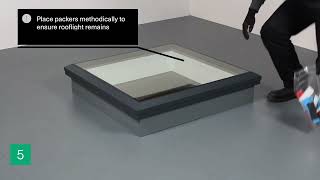 How To Install A Skyseal Fixed Unvented Flat Glass Roof Light On Builder’s Upstand