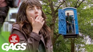 Blind Man Falls Off Toilet