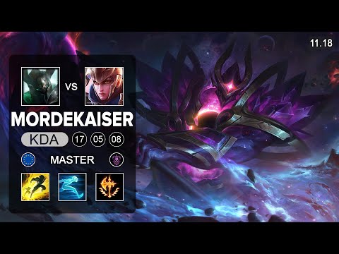 Mordekaiser Top vs Quinn - EUW Master - Season 11 Patch 11.18