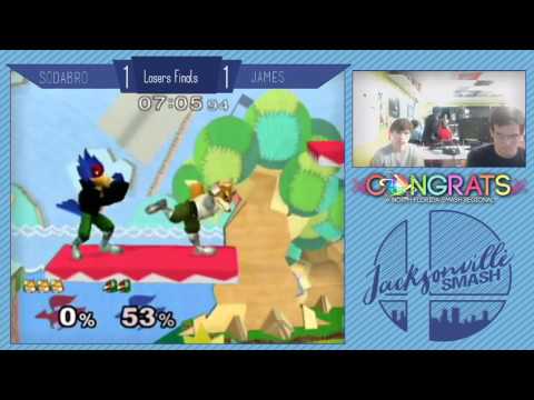 Jax Smash Weekly 3/2 - Soda Bro(Fox) Vs James(Falco) - Melee Losers Finals