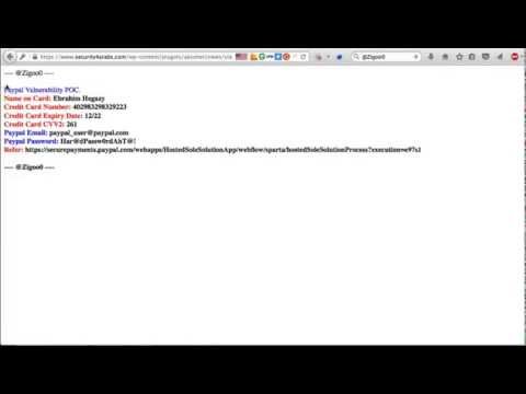 PayPal Inc Bug Bounty Program 2015 - Stored Cross Site Scripting Vulnerability (Money Steal)