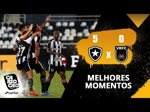 BOTAFOGO 5 x 0 VOLTA REDONDA - MELHORES MOMENTOS - CARIOCÃO BETFAIR 22