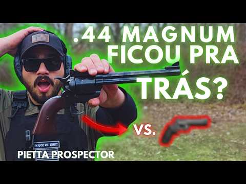 O LENDÁRIO .44 Magnum é Tudo Isso Mesmo? Comparando com .454 Casull e .460 Magnum."
