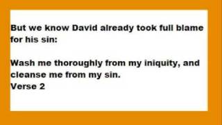 Quick Answers to Calvinists Psalm 51:5 - Jacques More