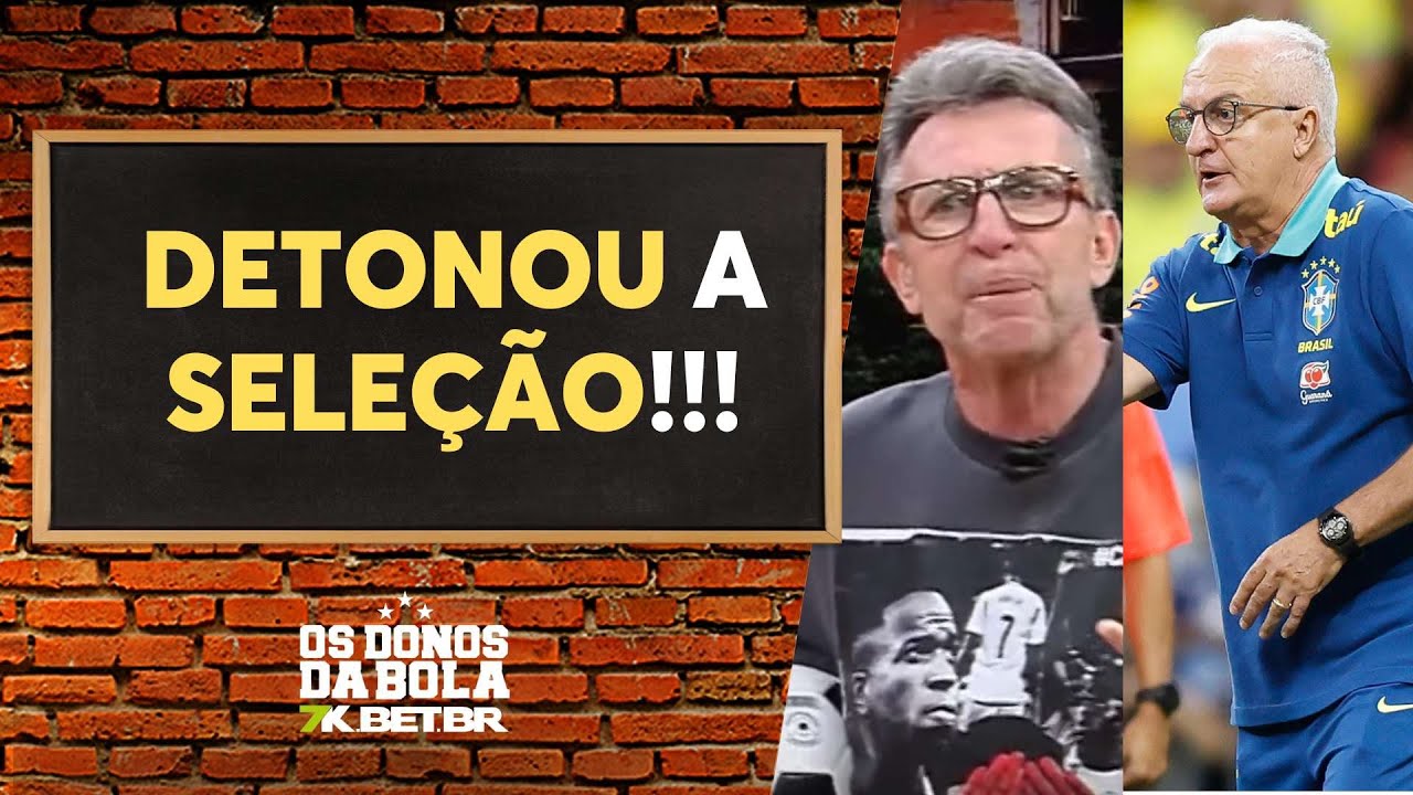 Neto detona Dorival por não colocar Endrick e Estêvão no jogo Brasil x Colômbia
