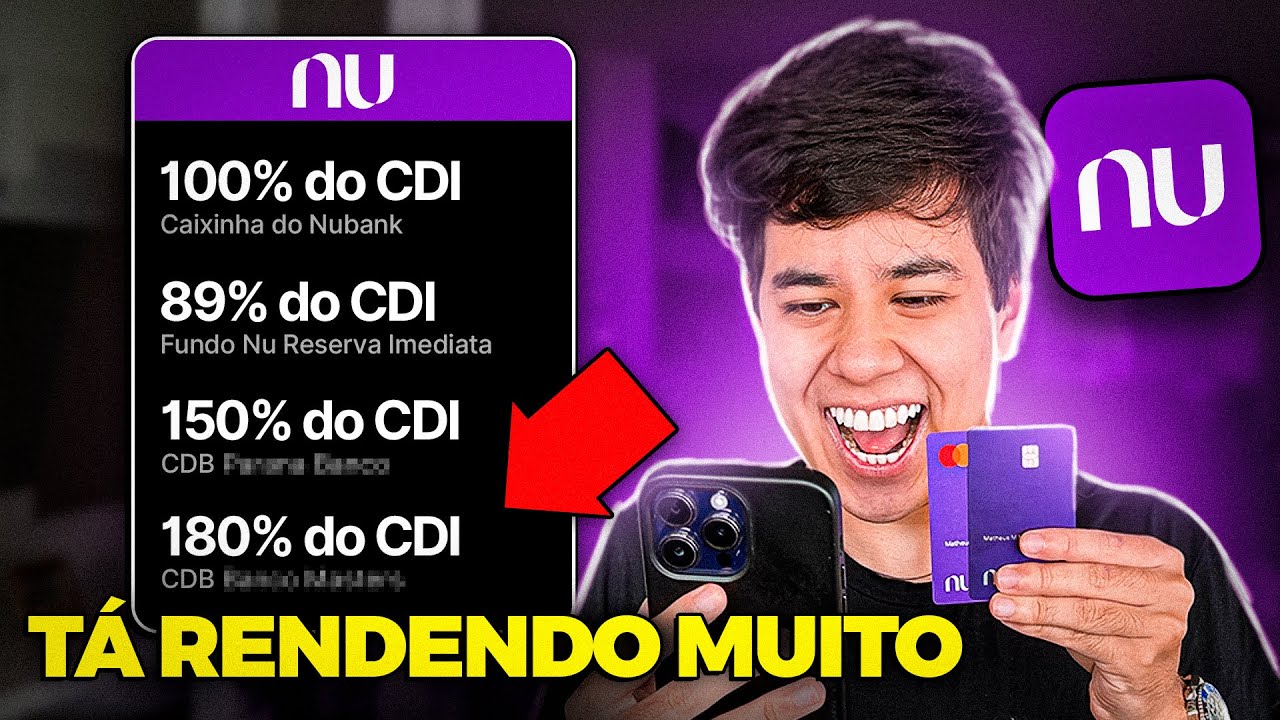 5 INVESTIMENTOS NO NUBANK QUE RENDEM MAIS QUE A CAIXINHA! VALE A PENA?
