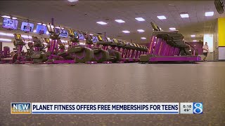 Teens can work out for free all summer at Planet Fitness