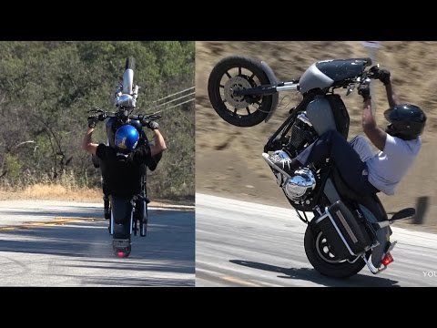 Mulholland Riders - Knee Dragging Harley, Wheelies & Groms