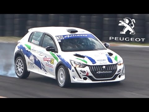 NEW Peugeot 208 Rally4 with Anti-Lag System! - 3-Cylinder Turbo Engine ft. Loud Pops!