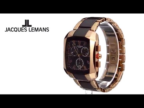 High Tech Ceramic Jacques Lemans Men's Watch 1 1814C Dublin