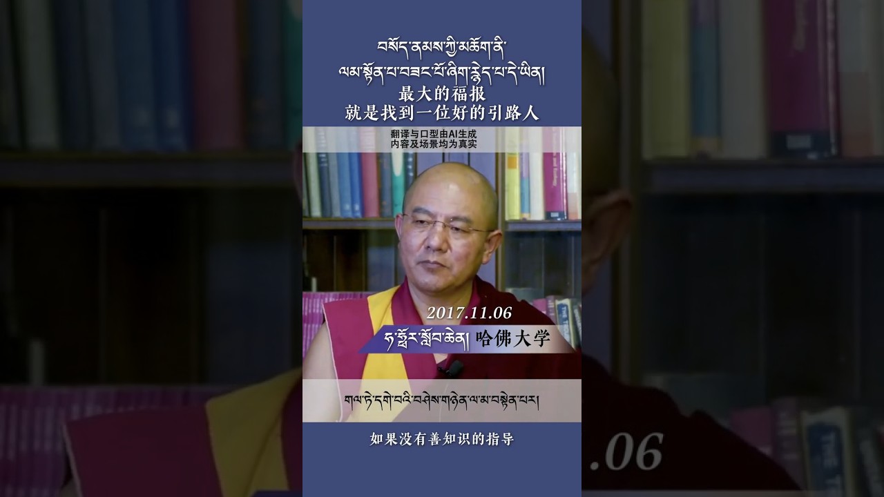Why Your Mind Needs a Navigator | 为什么你的意识海洋需要一位领航员 （Khenpo Sodargye）