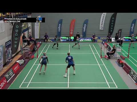 Match point - Ivančič / Salehar vs Azman / Low - XD, SF – Latvia Int. 2021