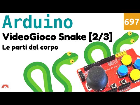 Videogioco portatile Snake con SSD1306, Joystick Shield e Arduino - 2/3 - Video 697
