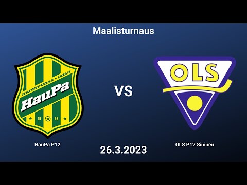 HauPa P12 vs. OLS P12 Sininen - maalisturnaus pronssipeli