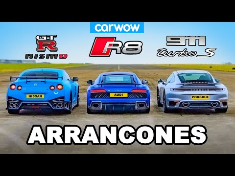 GT-R NISMO vs 911 Turbo S vs R8 - ARRANCONES