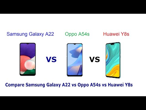Buy - first Compare Samsung Galaxy A22 vs Oppo A54s vs Huawei Y8s