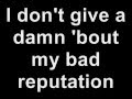 Avril Lavigne - Bad Reputation (Lyrics) Avril Lavigne - Bad Reputation (Lyrics)