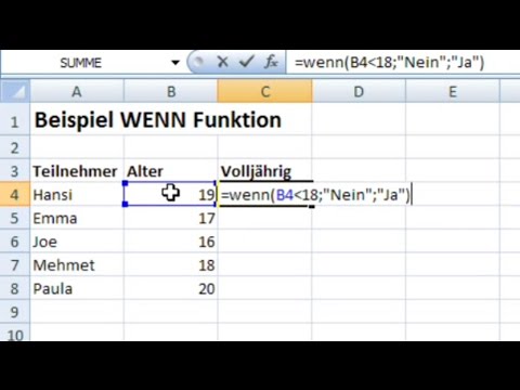 Excel: If function simply explained