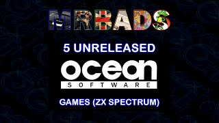5 Cancelled Games On The Sinclair ZX Spectrum | Ocean Software