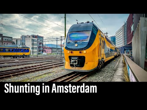 Trein Cabinerit / Rangeren / Watergraafsmeer - Amsterdam - Zaanstraat / Lege VIRM / Zomer 2021