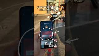 tracklock - shock sensitive alarm with GPS. Protect your car or motorbike with this free app.
