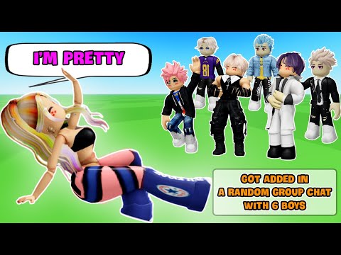 🍀TEXT TO SPEECH 💰 Got Added in A Random Group Chat With 6 Boys!