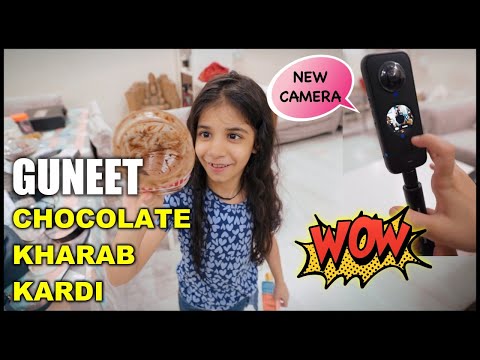 Guneet ne sari chocolate Kharab kardi and our New Insta360 One X2 Camera | Harpreet SDC