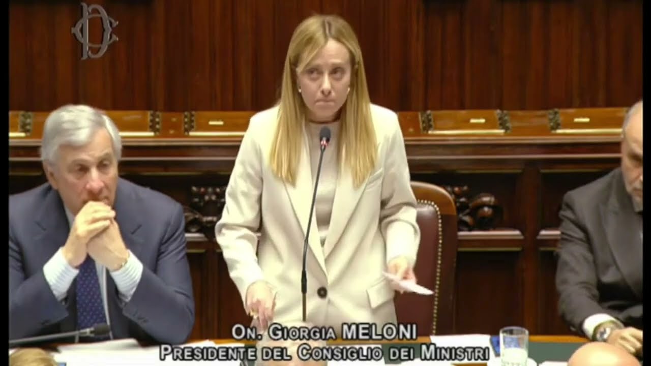 MELONI A SPERANZA: "TU MI LEGGI LA COSTITUZIONE? LA SINISTRA BOMBARDÒ SENZA PASSARE PARLAMENTO"