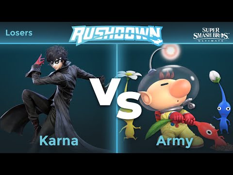 Rushdown 25 - Karna (Joker) vs VLR | Army (Olimar) Losers Semifinals - SSBU