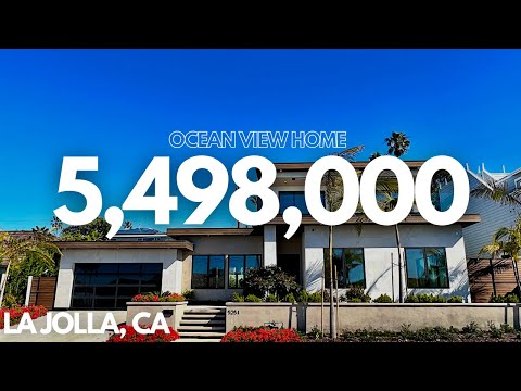 BIRD ROCK PROPERTY PREVIEW: $5,498,000 4 BEDROOM 4.5 BATH 3,479sqft 🏡 #MrSDRealtor.    4K