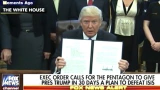 "IT'S NOT A MUSLIM BAN! IT'S WORKING OUT VERY NICELY!" Donald Trump Signs 3 MORE Executive Orders